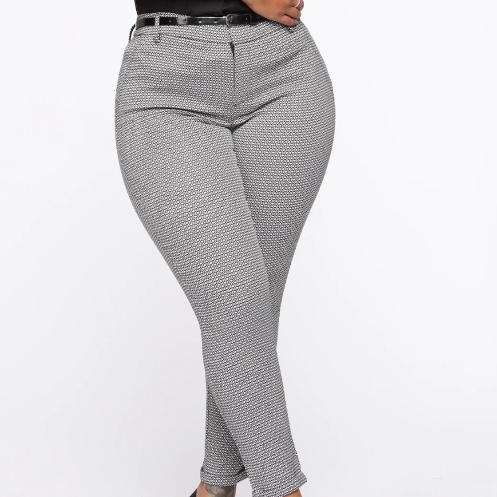 Print work pant